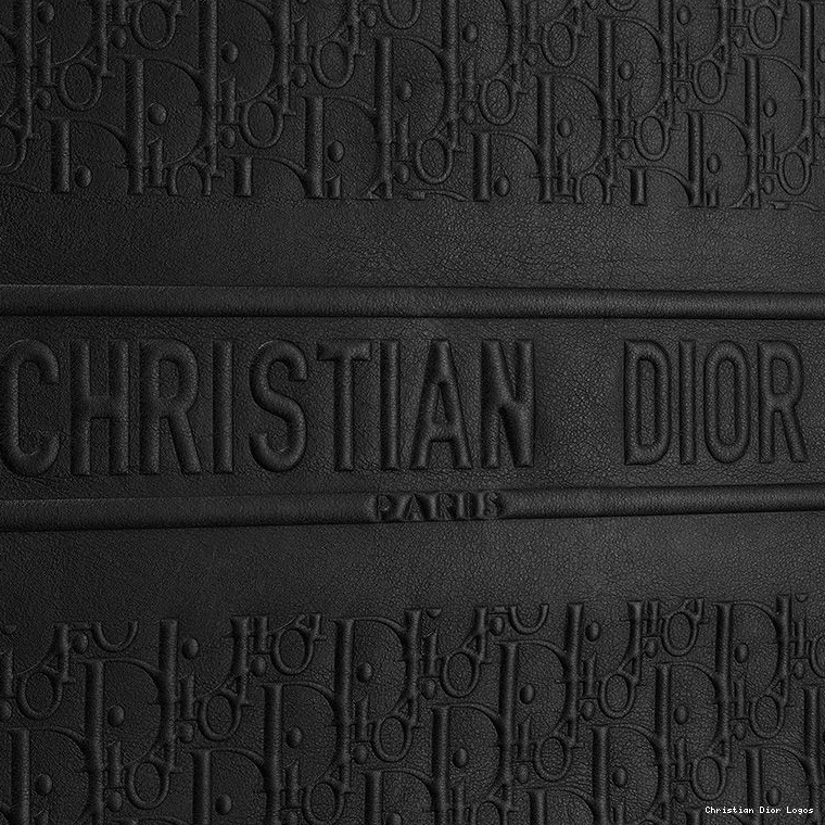 Cheap Book Dior Tote Oblique Embossed Black Calfskin 0813 Luxury